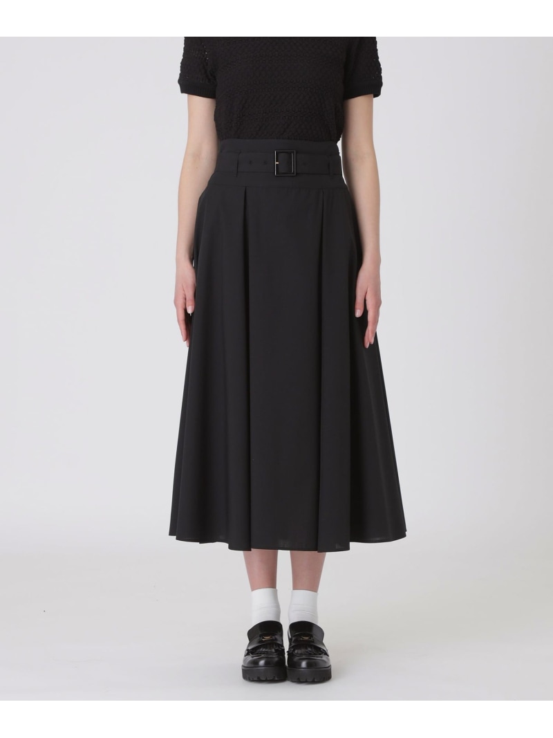 【SALE／33%OFF】ポリレーヨンブロードトレンチスカート BLUE LABEL CRESTBRIDGE ブルーレーベル / ブラックレーベル・クレストブリッジ スカート ミニスカート ベージュ ブラック【RBA_E】【送料無料】[ Fashion]｜BLUELABEL BLACKLABEL CRESTBRIDGE
