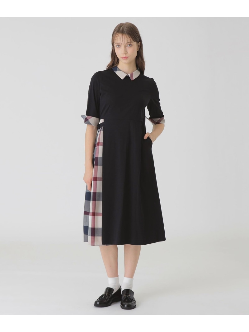 美人百花コラボ　クリアツイルサックドレス　ブルーレーベルクレストブリッジ　36 美人百花コラボ クリアツイルサックドレス ブルーレーベル