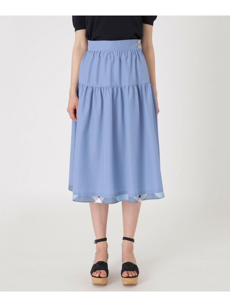 BLUE LABEL タートルネックノースリーブ、スカート スカート 