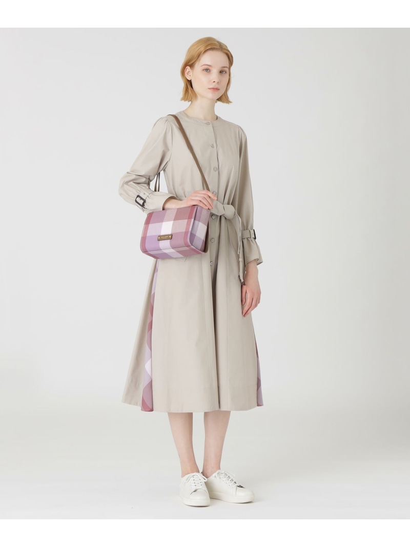 クレストブリッジチェックPVCミニショルダー BLUE LABEL CRESTBRIDGE 
