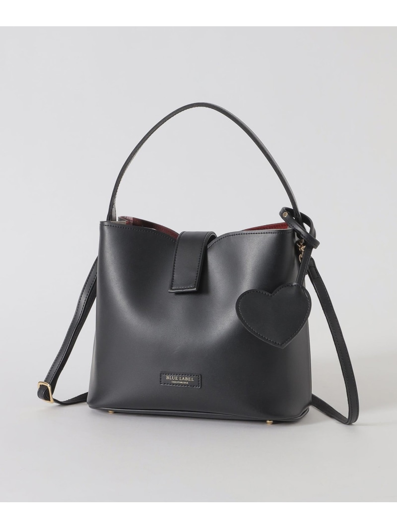 【SALE／20%OFF】【WEB限定】ハートカットバッグ BLUE LABEL CRESTBRIDGE ブルーレーベル / ブラックレーベル・クレストブリッジ バッグ その他のバッグ ブラック【RBA_E】【送料無料】[ Fashion]｜BLUELABEL BLACKLABEL CRESTBRIDGE