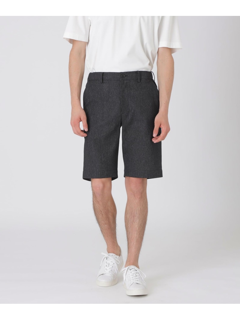 【SALE／30%OFF】【一部店舗限定】デニムライクカラミショートパンツ BLACK LABEL CRESTBRIDGE ブルーレーベル / ブラックレーベル・クレストブリッジ パンツ その他のパンツ グレー ネイビー【RBA_E】【送料無料】[ Fashion]｜BLUELABEL BLACKLABEL CRESTBRIDGE
