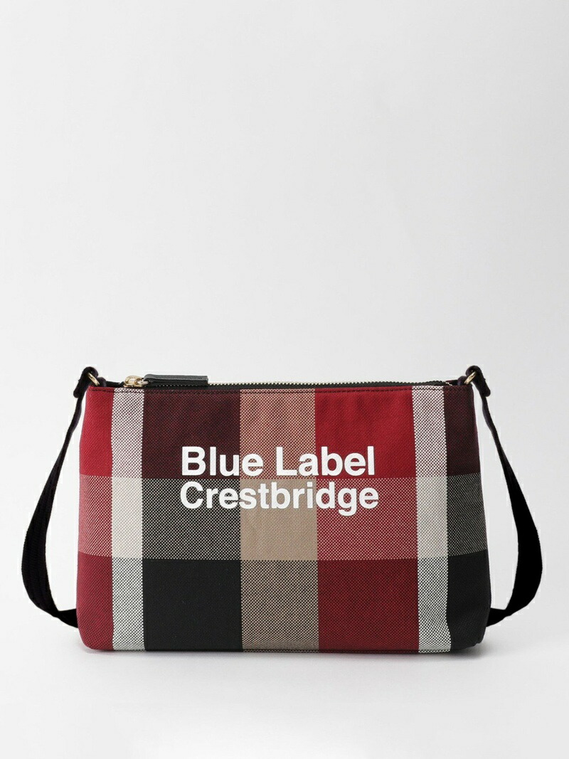 新しい到着 クレストブリッジチェックキャンバスライトサコッシュ Blue Label Crestbridge ブルーレーベル ブラックレーベル クレストブリッジ バッグ バッグその他 レッド ベージュ Rakuten Fashion 最先端 Ksm Nung Edu Ua