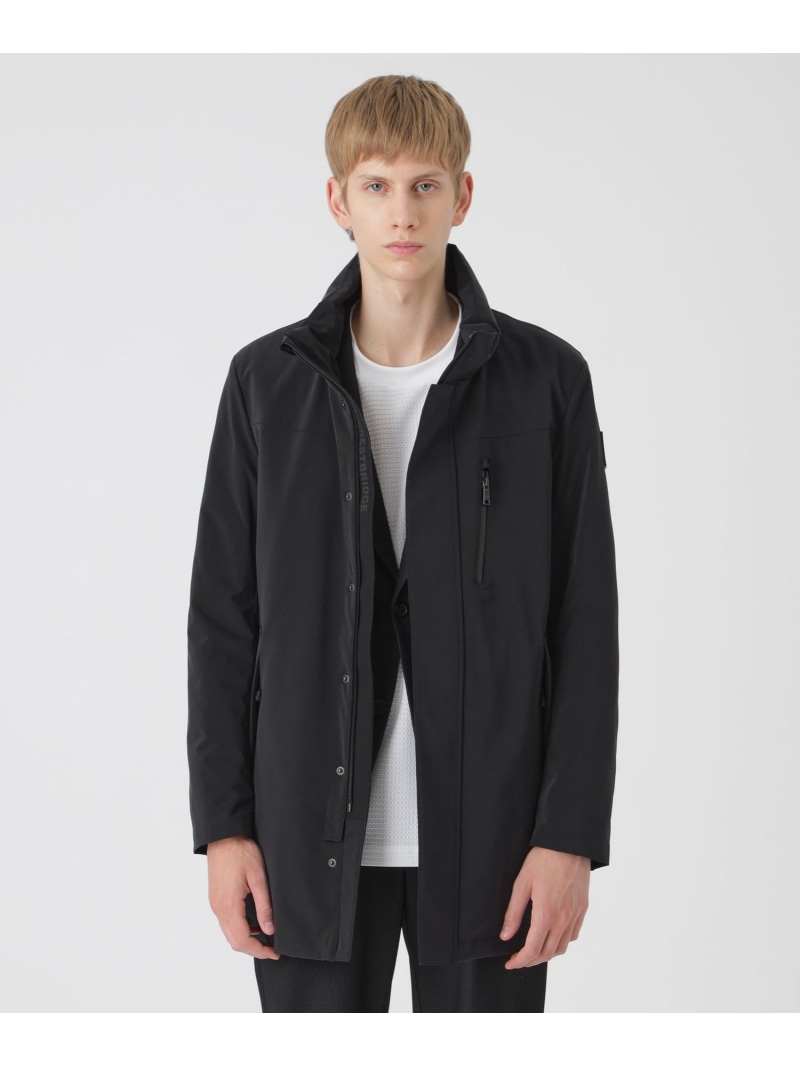 【SALE／25%OFF】【BLACK lab.】テクニカルスタンドコート BLACK LABEL CRESTBRIDGE ブルーレーベル / ブラックレーベル・クレストブリッジ ジャケット・アウター ブルゾン・ジャンパー ネイビー ブラック【RBA_E】【送料無料】[ Fashion]｜BLUELABEL BLACKLABEL CRESTBRIDGE