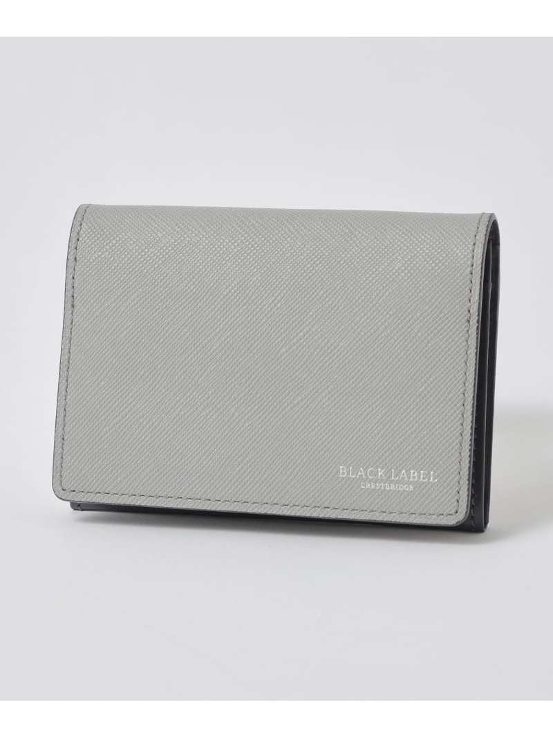 バイカラークレストブリッジチェックカードケース BLACK LABEL CRESTBRIDGE ブルーレーベル / ブラックレーベル・クレストブリッジ 財布・ポーチ・ケース コインケース・小銭入れ・札入れ ブラック ネイビー ブルー【送料無料】[ Fashion]