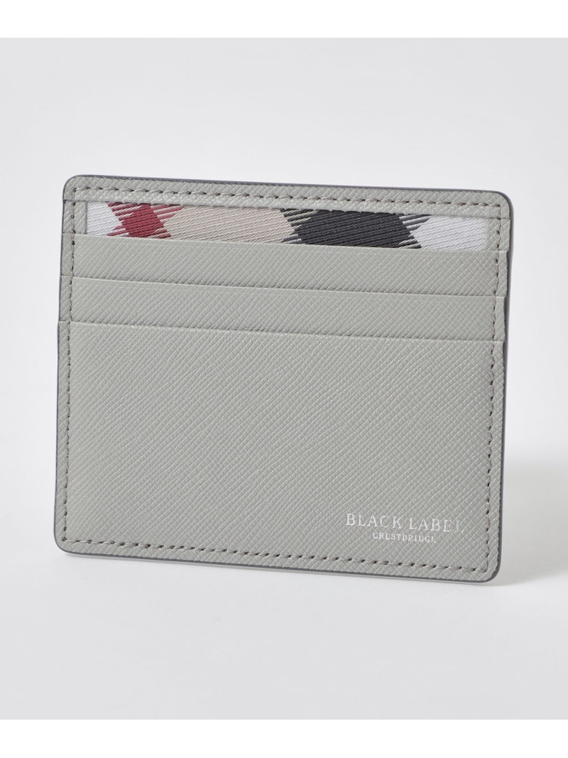 バイカラークレストブリッジチェックミニスナップウォレット BLACK LABEL CRESTBRIDGE ブルーレーベル / ブラックレーベル・クレストブリッジ 財布・ポーチ・ケース コインケース・小銭入れ・札入れ ブラック ブルー ネイビー【送料無料】[ Fashion]