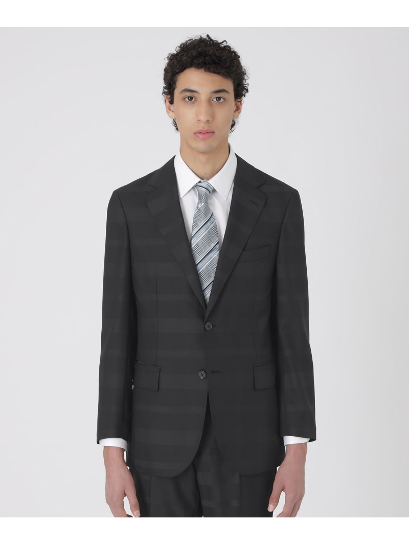 【BRI-EASE SUIT】ウォッシャブルエクストラクールクレストブリッジチェックジャケット BLACK LABEL CRESTBRIDGE ブルーレーベル / ブラックレーベル・クレストブリッジ ジャケット・アウター その他のジャケット・アウター ネイビー ブラック【送料無料】[ Fashion]