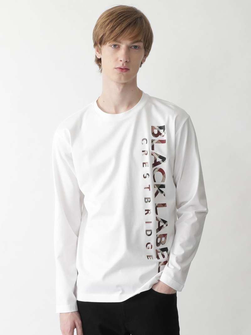 すぐったレディース福袋 Rakuten Fashion オーバーチェックロゴカットソー Black Label Crestbridge ブルー レーベル ブラックレーベル クレストブリッジ シャツ ブラウス シャツ ブラウスその他 ホワイト ブラック Bluelabel Blacklabel Crestbridge 新発売