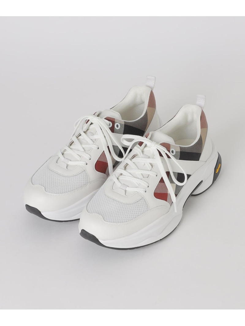 【BLACK.lab】レッドクレストブリッジチェックコンビビブラムスニーカー BLACK LABEL CRESTBRIDGE ブルーレーベル / ブラックレーベル・クレストブリッジ シューズ・靴 その他のシューズ・靴 レッド【送料無料】[ Fashion]