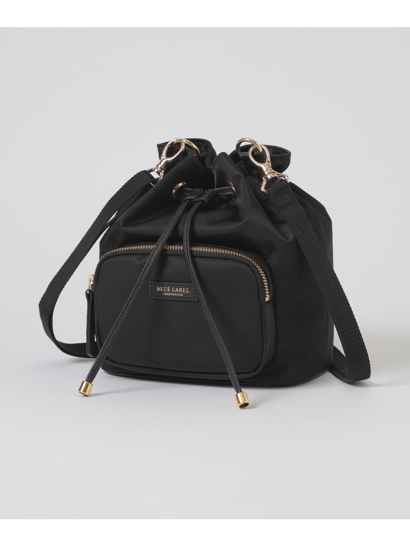 【SALE／25%OFF】パーシャルナイロンミニコロン BLUE LABEL CRESTBRIDGE ブルーレーベル / ブラックレーベル・クレストブリッジ バッグ その他のバッグ ブラック ネイビー【RBA_E】【送料無料】[ Fashion]｜BLUELABEL BLACKLABEL CRESTBRIDGE