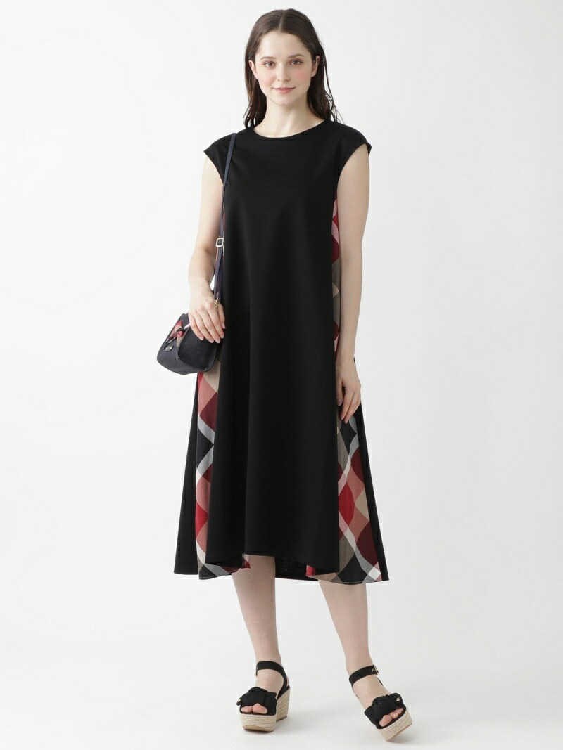 楽天市場 Rakuten Fashion コンパクトクリアポンチワンピース Blue Label Crestbridge ブルーレーベル ブラック レーベル クレストブリッジ ワンピース シャツワンピース ブラック ピンク ネイビー グリーン 送料無料 Bluelabel Blacklabel Crestbridge
