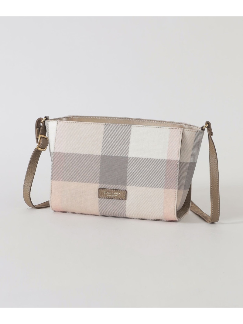 クレストブリッジチェックPVCミニショルダー BLUE LABEL CRESTBRIDGE ブルーレーベル / ブラックレーベル・クレストブリッジ バッグ その他のバッグ ベージュ レッド ピンク ブルー【送料無料】[ Fashion]