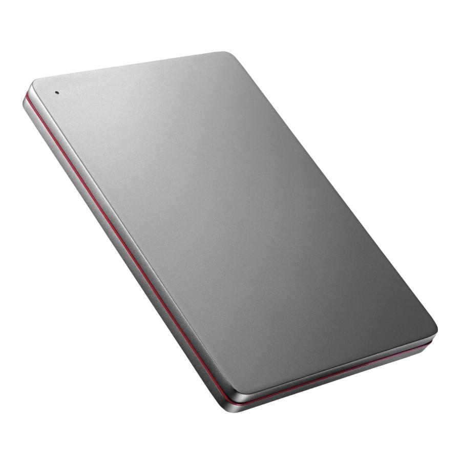 アイ・オー・データ ポータブルハードディスク 2TB USB 3.2 Gen 1(USB 3.0)対応 Black×Red 日本製 HDPX-UTS