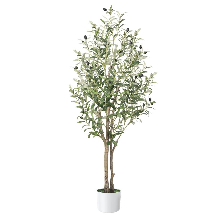 Alupssuc 観葉植物 【高さ120cm】フェイクグリーン 大型光触媒 空気清浄 インテリア 家の中に置く人工観葉植物 二つの幹 おしゃれ 世話