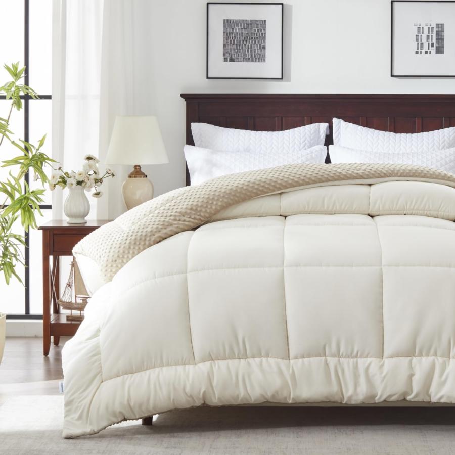 songlibin 掛け布団 セミダブル 冬 3.2kg 増量タイプ 単品 極暖 布団 保温 5Dミンキードット シンサレート 掛け布団 冬 かけ布