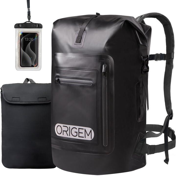 [Origem] ドライバッグ 防水バッグ 35L/55L/85L 大容量 完全防水 リュック 新型素材 折りたたみ式 防塵 3色 登山 旅行 ハイ