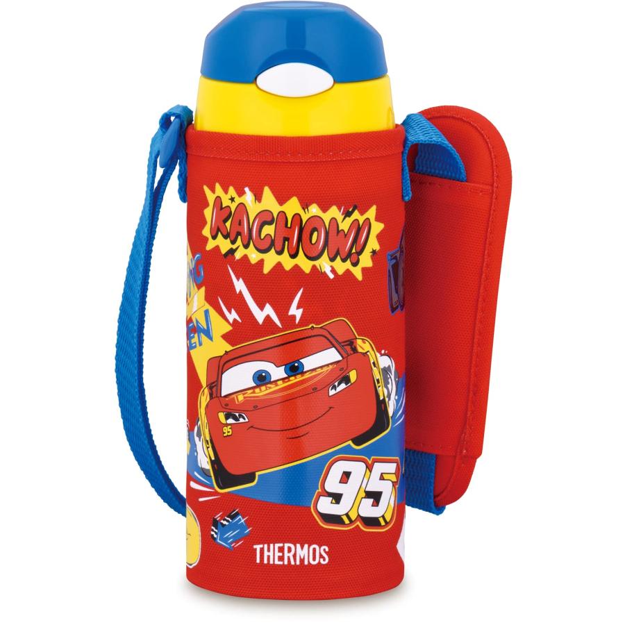 サーモス 水筒 真空断熱ストローボトル 400ml カーズ レッド 子供用 通園通学 保冷専用 FHL-403FDS R