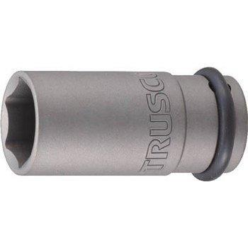 TRUSCO(トラスコ) インパクト用ロングソケット(差込角25.4)対辺32mm T8-32AL