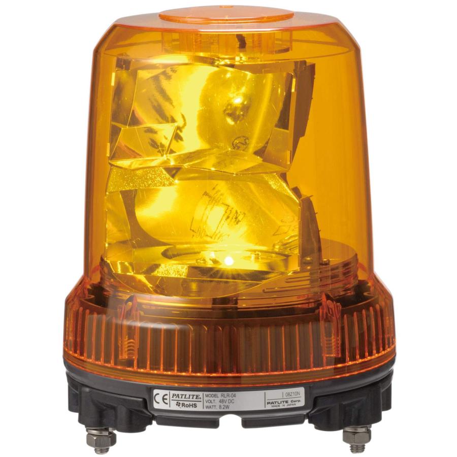 パトライト/PATLITE 強耐振大型LED回転灯 RLR-M2-P-Y AC100V-AC240V 黄 29,162円
