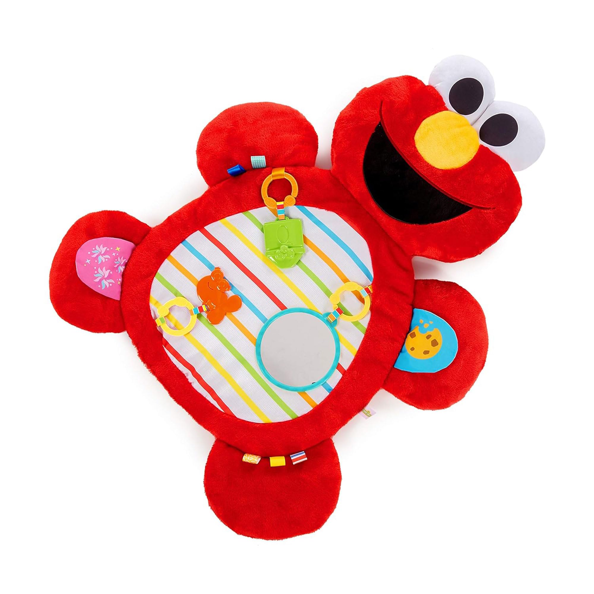 ブライトスターツ Bright Starts セサミストリート Sesame Street タミータイム・エルモ・プロップマット 0ヶ月 もの言う花つや消し お睡眠時間つや消し 歯防衛策 ラトル 赤いこと12040