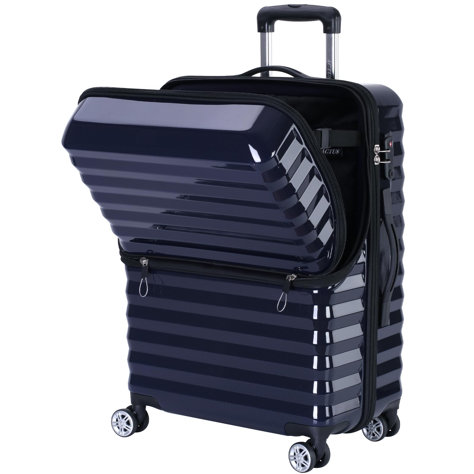 [アクタス] 旅行バッグ 向こう正面開けはなし 56.5L 63珊 3.6kg 74-30500 04 カーボンネイビー