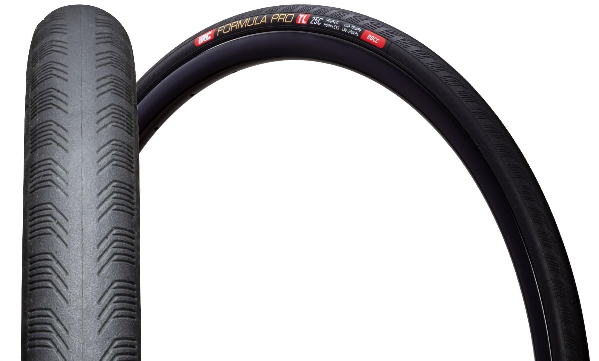 アイアールシータイヤ(IRC tire) 銀輪 タイア FORMULA PRO TUBELESS RBCC 第6時人 700×28C 黒いこと 190702
