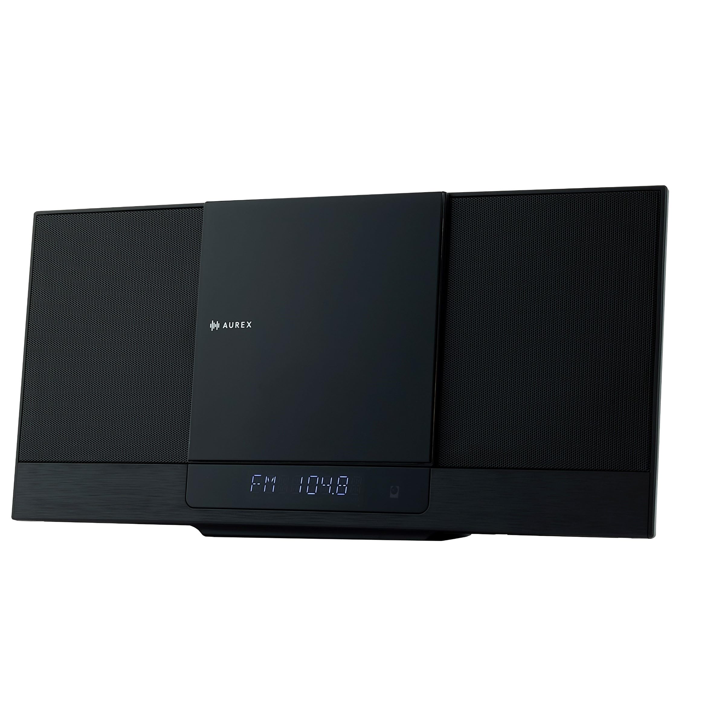 東芝 AUREX(オーレックス) ミニコンピューターポ AX-WSS60 黒いこと か細い型音声取り合わせ Bluetooth CD USB 広広としたFM相応う 20W最終生産物 縦型 省間隔文字 FLAC WAV 生まれ変わり相応う 遠隔操作付