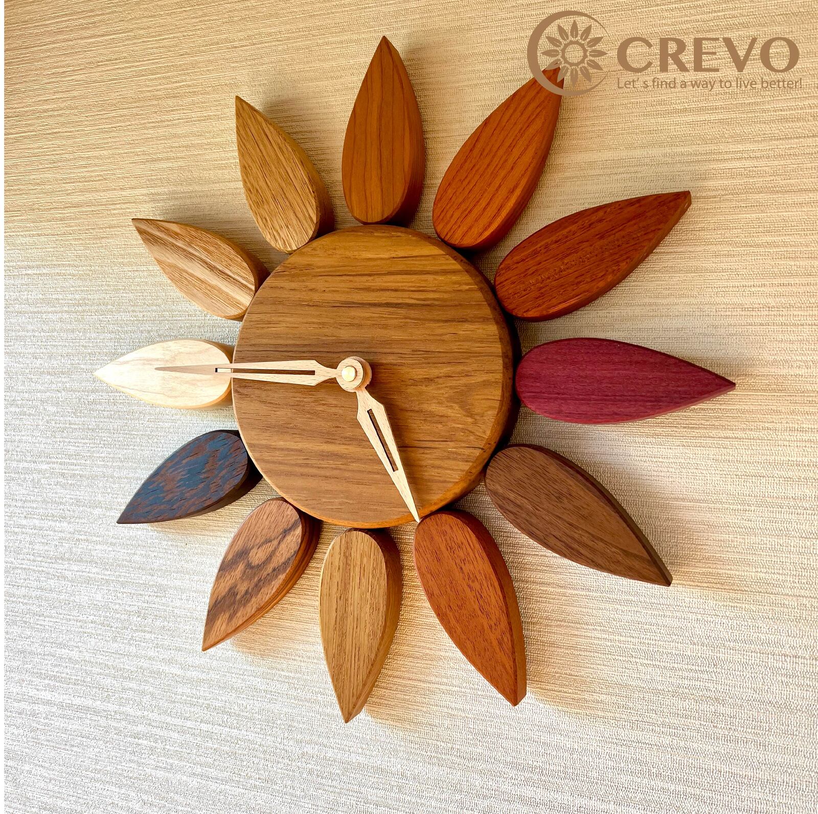 フラワーウッドクロック/壁掛け時計 おしゃれ ミッドセンチュリー 楽天市場】モダンミッドセンチュリーデザインクロック壁掛け時計