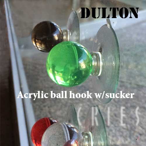 DULTON　ダルトン　Acrylic　130615【定形外郵便送料込】グリーン　アクリルボールフック　スモーク　ball　hook
