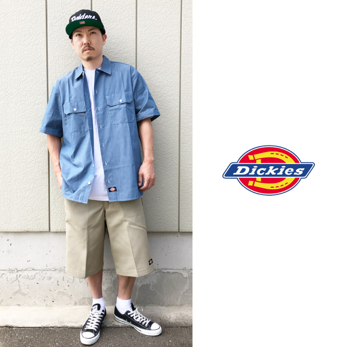 楽天市場 M 2xl Dickies ディッキーズ 半袖シャツ シャンブレー メンズ 大きいサイズ Ws509 ワークシャツ オープンシャツ ボタンダウン チカーーノ ローライダー Usサイズ M L Ll 3l デッキーズ Relaxed Fit Chambray Shirt Criminal クリミナル