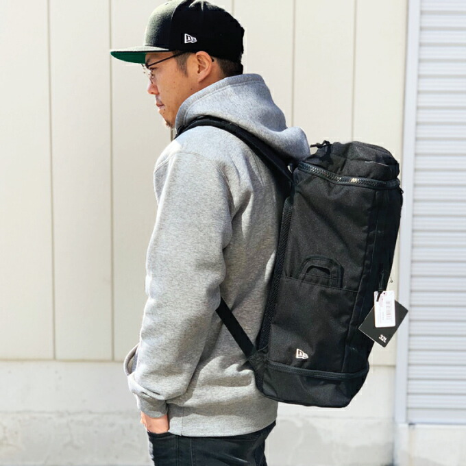 New Era ニューエラ 小物入れ ボックスパック Bag 容量 約32l 通学 バッグ Pc収納 レコード収納 持ち運び便利 おしゃれ スポーツ アウトドア 黒 キャンプ 物 サブバッグ 通勤 通学 小物入れ 収納 Newera Box Pack Bag Criminal クリミナル 余分な隙間を生