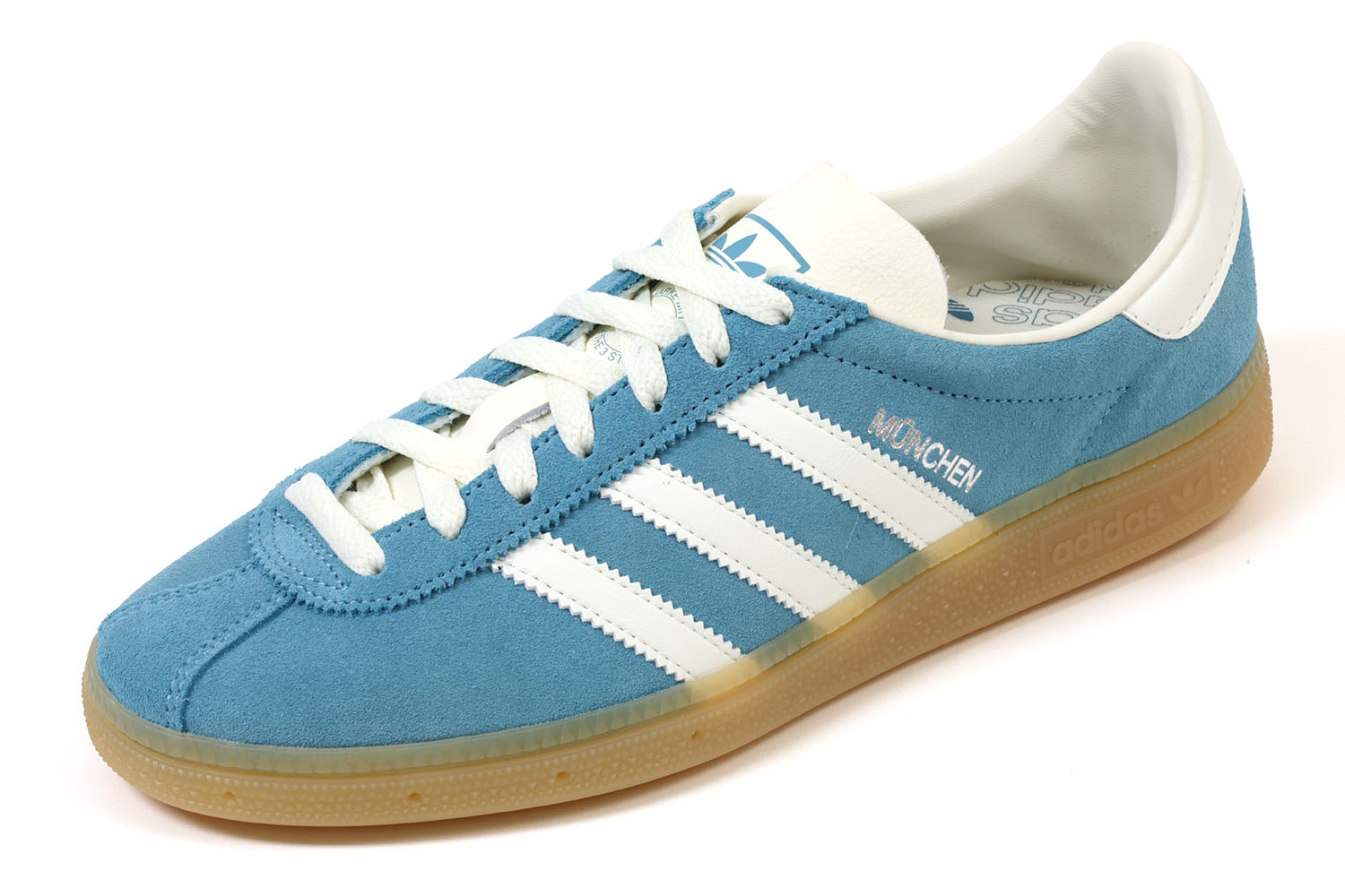 アディダス　オリジナルス　ミュンヘン W　プリラブドブルー/オフホワイト/シルバーメタリック　adidas Originals　MUENCHEN W　JS3991　PREBLU/OWHITE/SILVMT