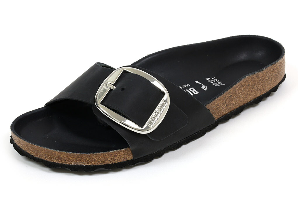 【ポイント10倍＋5倍】ビルケンシュトック　マドリッド　ビッグバックル　オイルドレザー　ブラック　BIRKENSTOCK　Madrid　Big　Buckle　1006523　Black