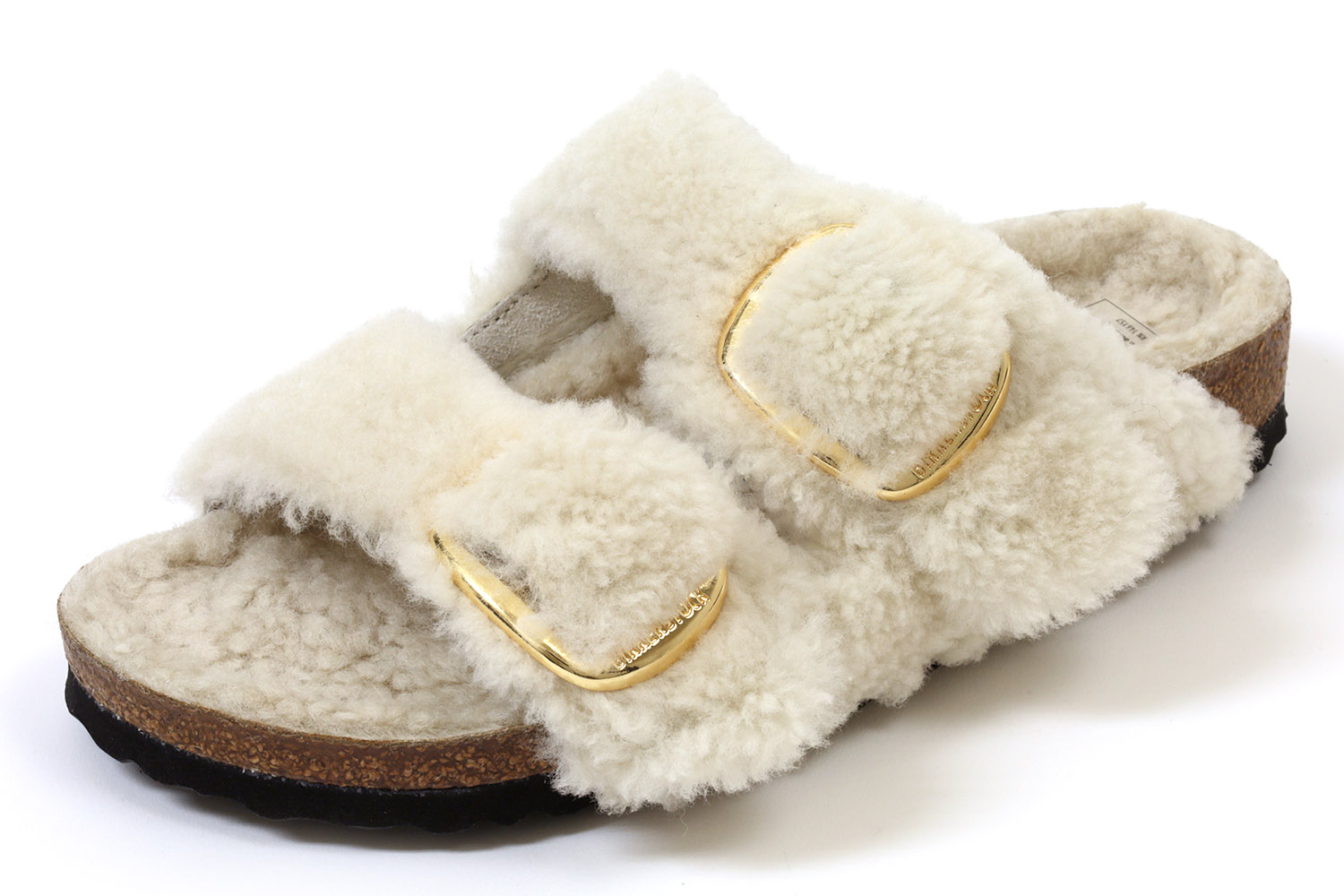 ビルケンシュトック　アリゾナ　ビッグバックル　テディ　シアリング　エッグシェル　BIRKENSTOCK　Arizona Big Buckle Teddy　1023130　Eggshell