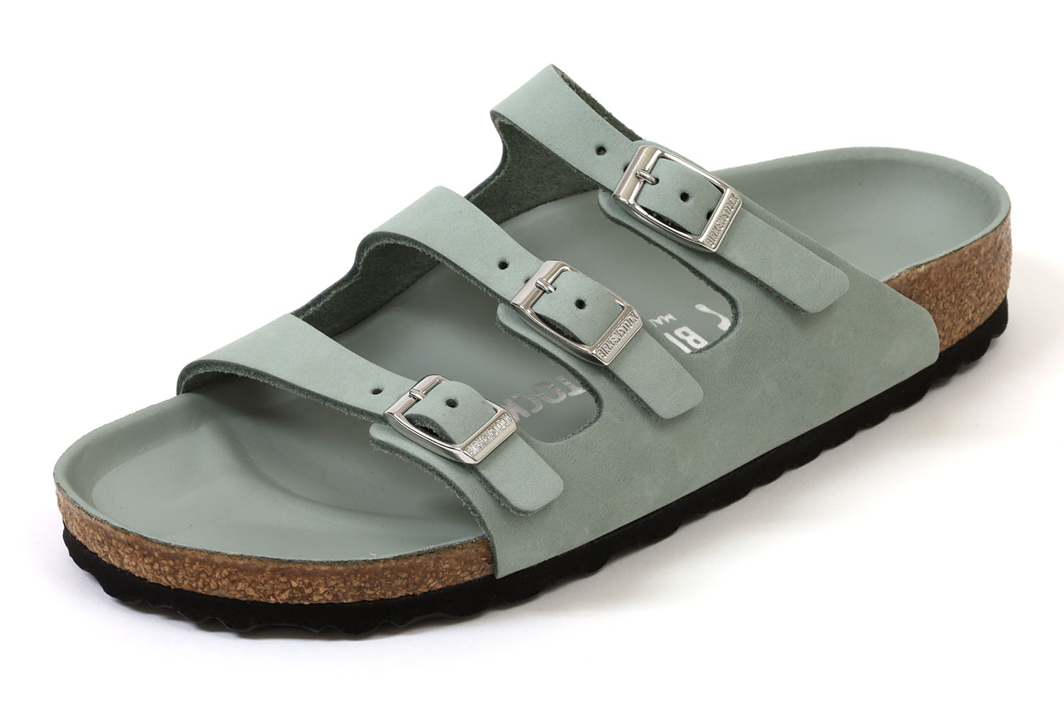 【ポイント10倍＋5倍】ビルケンシュトック　フロリダ　ナロー幅　ヌバックレザー　ピュアセージ　BIRKENSTOCK　Florida　1029450　Pure Sage
