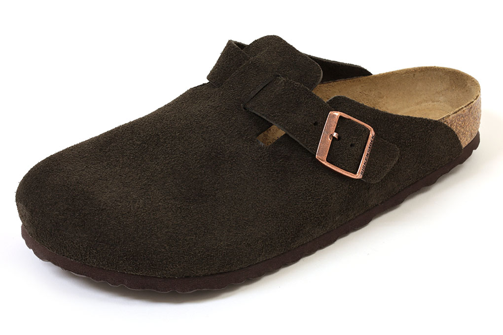 【尖んがり10倍＋5倍】ビルケンシュトック 豆の町 スエードクロス モカ BIRKENSTOCK Boston Suede 60901 Mocca