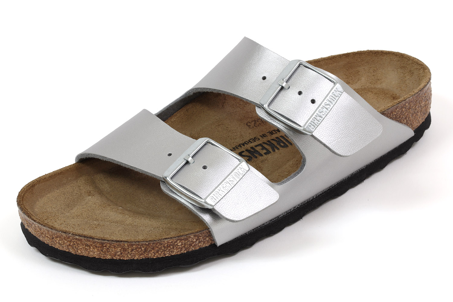 【尖んがり10倍＋5倍】ビルケンシュトック サンダル アリゾナ ナロー しろがね色 BIRKENSTOCK Arizona 1012283 Silver