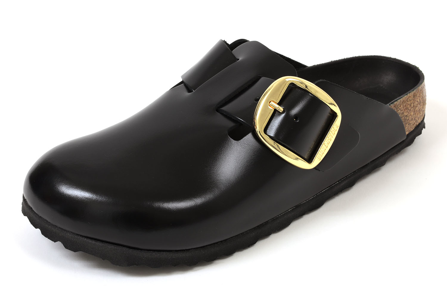 ビルケンシュトック　ボストン　ビッグバックル　ナロー　ブラック　アマルフィレザー　BIRKENSTOCK　Boston Big Buckle　1030904　Black Amalfi Leather