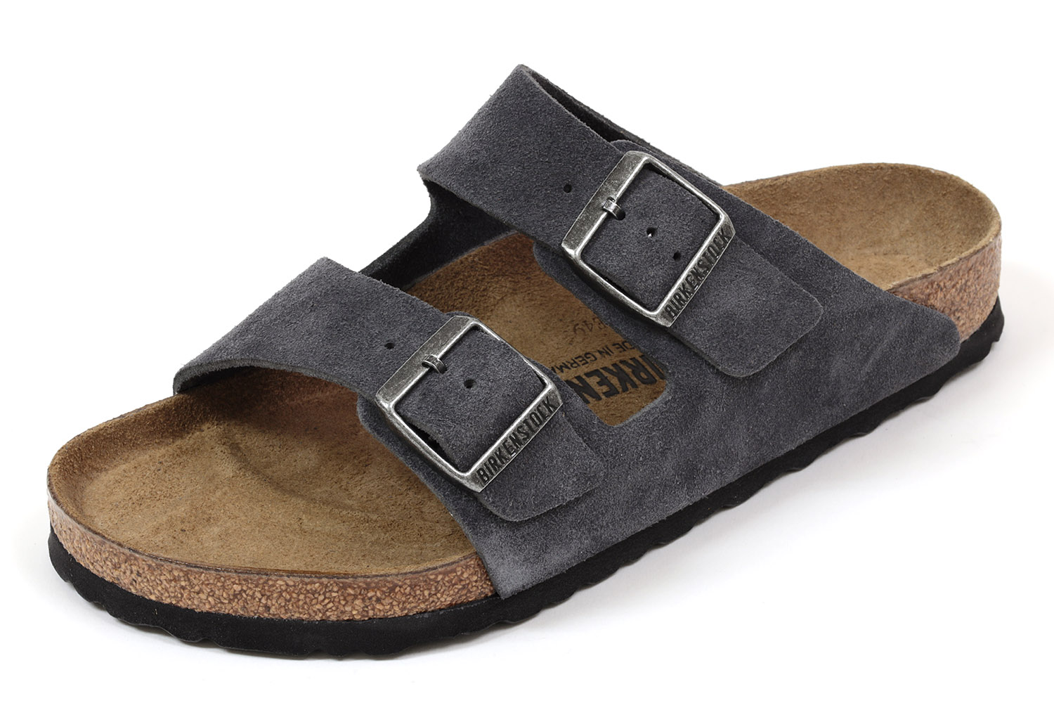 【エントリーでポイント5倍！】ビルケンシュトック　サンダル　アリゾナ　レギュラー　チャコール　スエード　　BIRKENSTOCK　Arizona　1031632　Charcoal｜CRISPIN（クリスピン）
