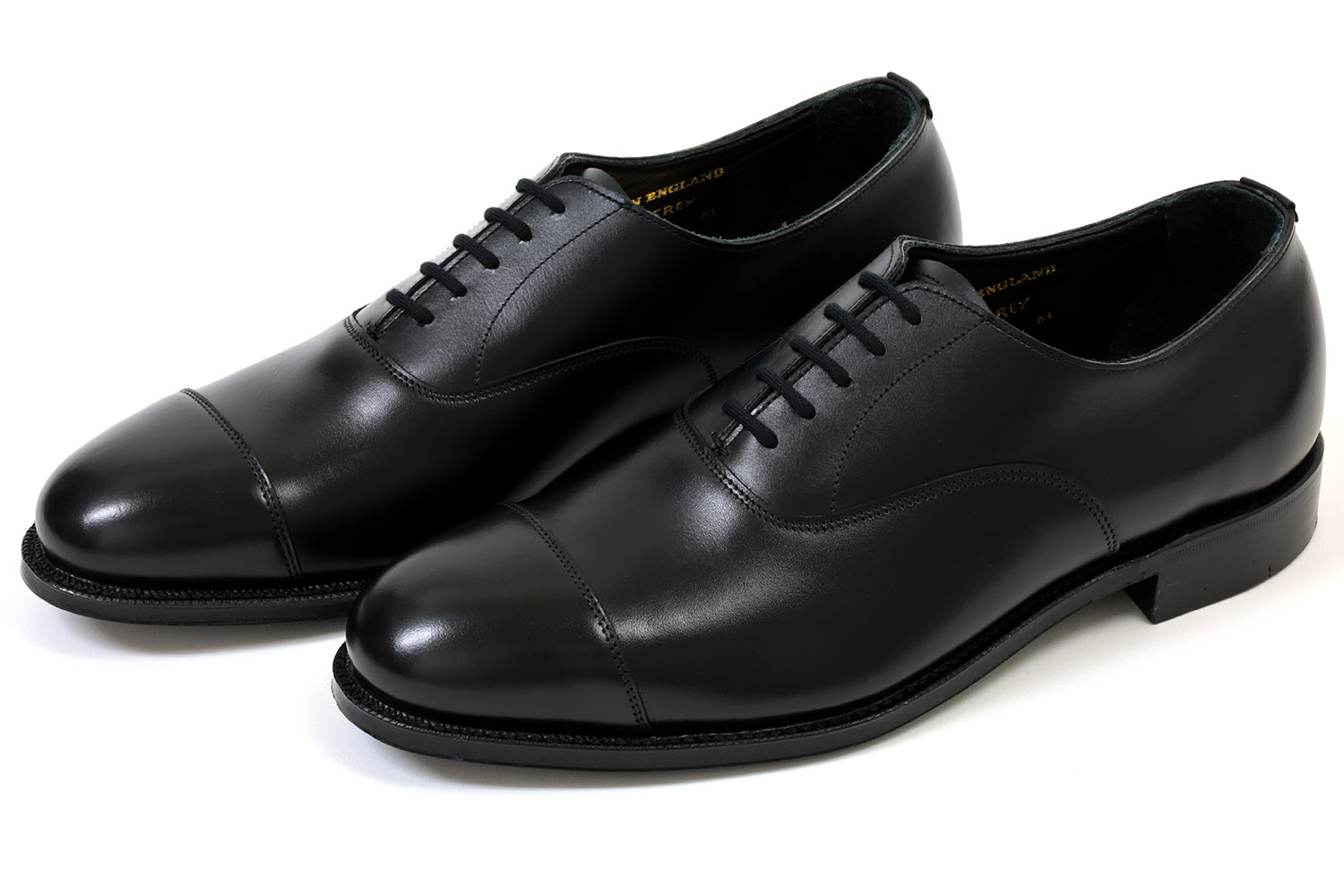 ジョセフ　チーニー　ストレートチップ　ジェフリー　ブラックカーフ　JOSEPH　CHEANEY　GEOFFREY　BLACK　CALF