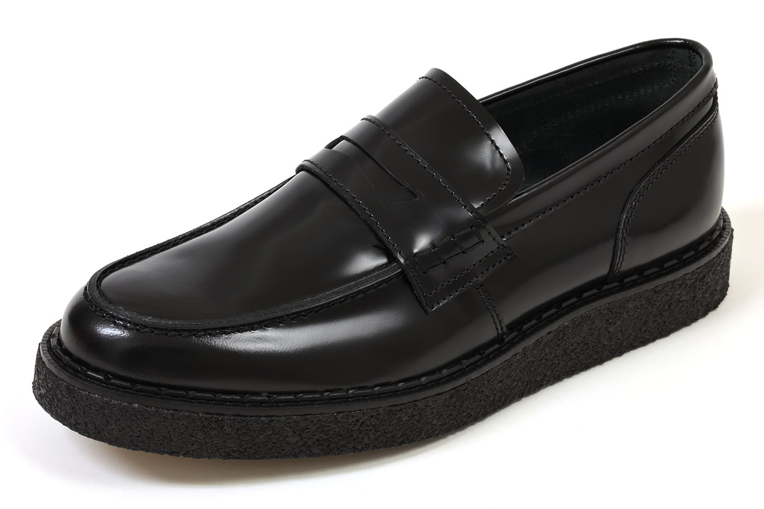 【ポイント10倍＋5倍】フレッドペリー×ジョージコックス　ペニーローファー　ブラック　FRED　PERRY × GEORGE　COX　PENNY LOAFER　SB1345　102　BLACK