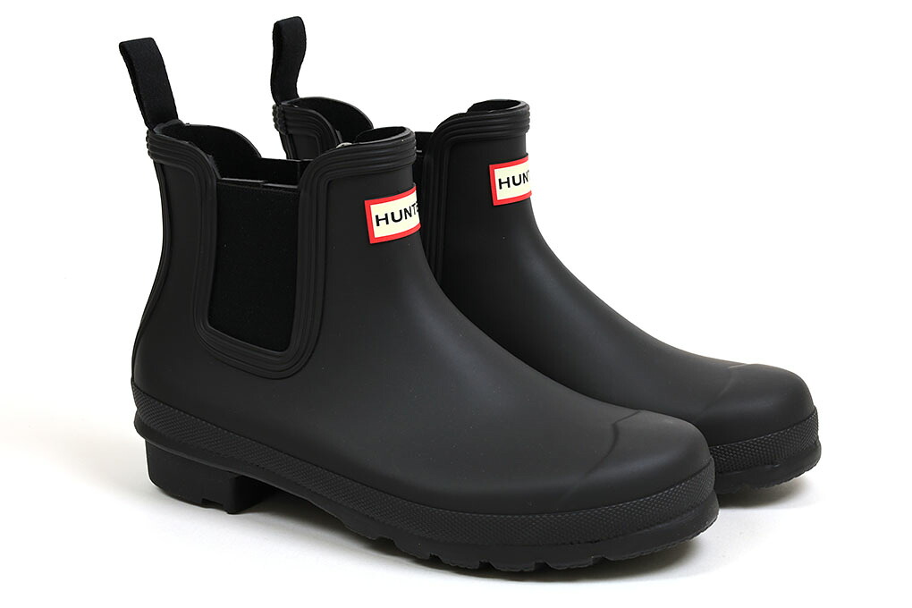 【エントリーでポイント5倍！】ハンター　レインブーツ　ウーマンズ　オリジナルチェルシー　ブラック　HUNTER　WOMENS　ORG　CHELSEA　WFS2078RMA　BLACK｜CRISPIN（クリスピン）