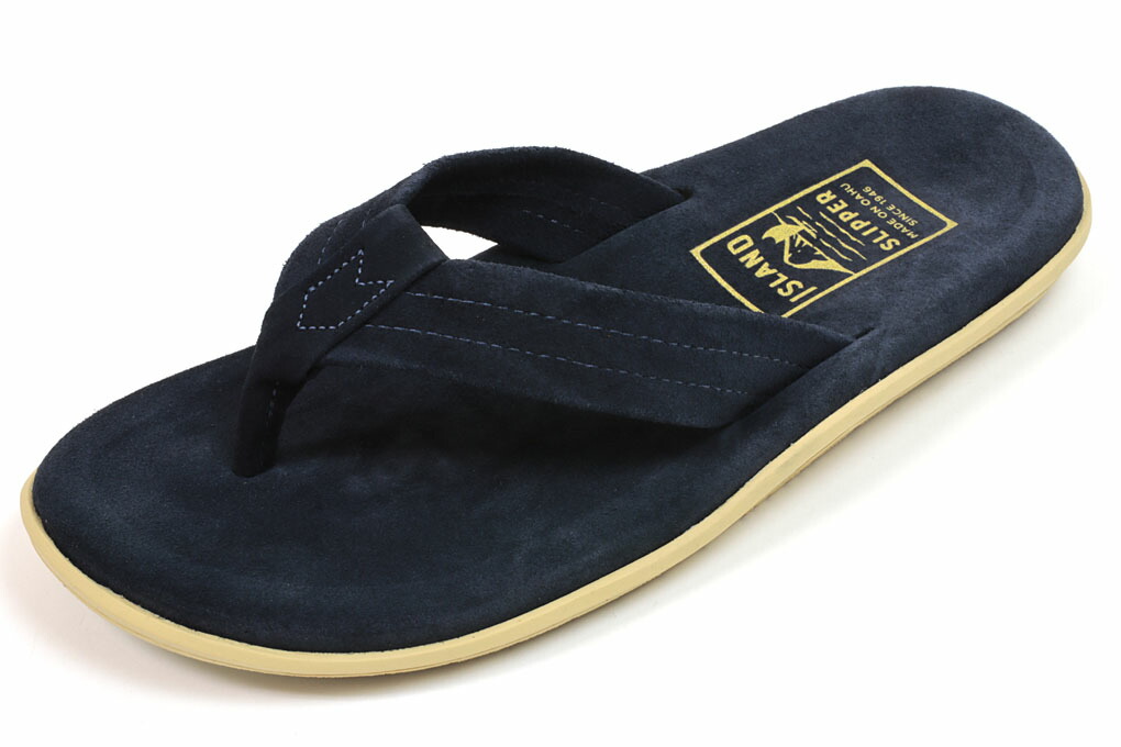 【尖んがり10倍＋5倍】アイランドスリッパ サンダル PT203 ネイビースエード  ISLAND SLIPPER PT203 NAVY SUEDE