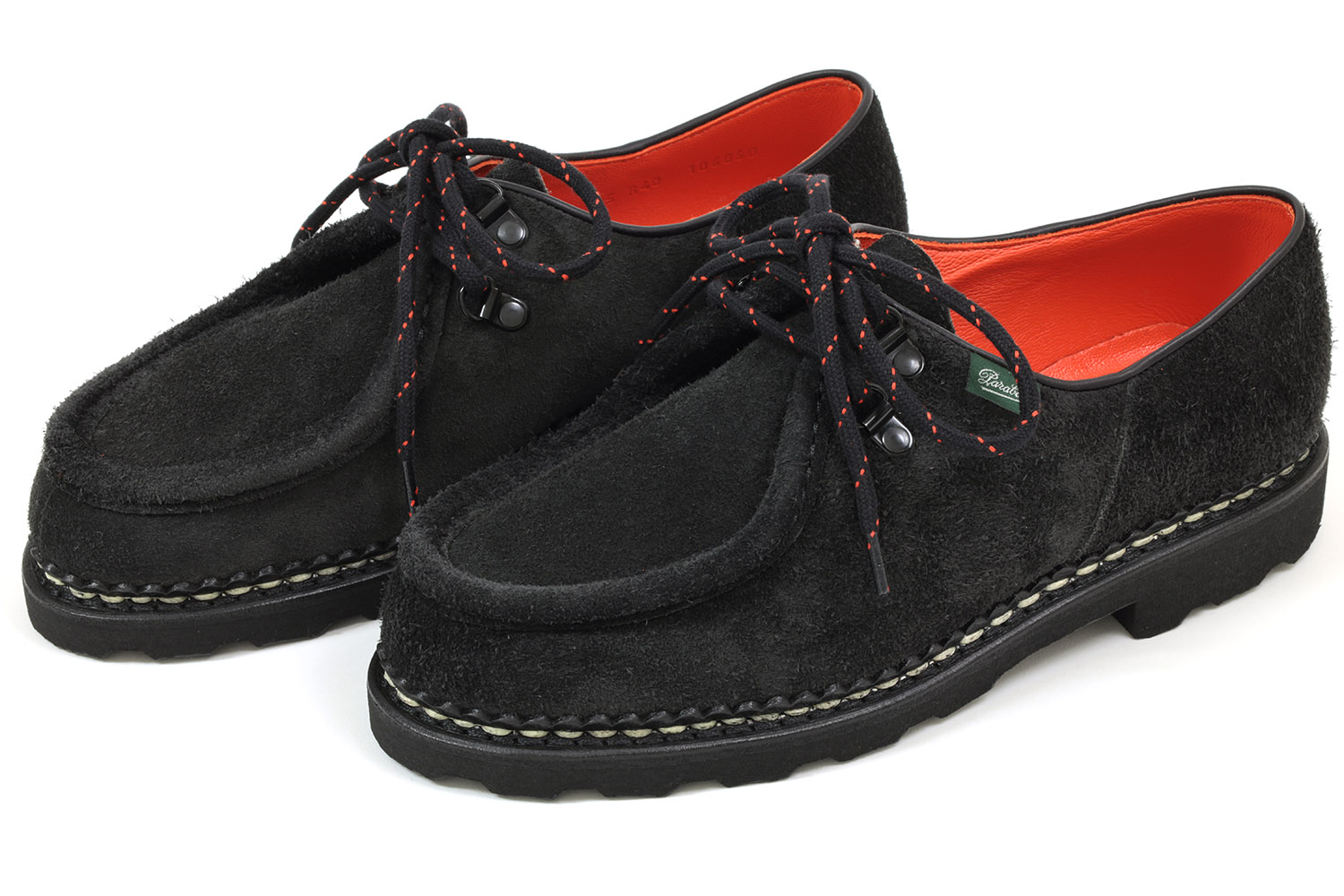 【エントリーでポイント5倍！】パラブーツ ミカエル アノー ブラックスエード Paraboot MICHAEL ANNEAUX NOIRE-VEL NOIR
