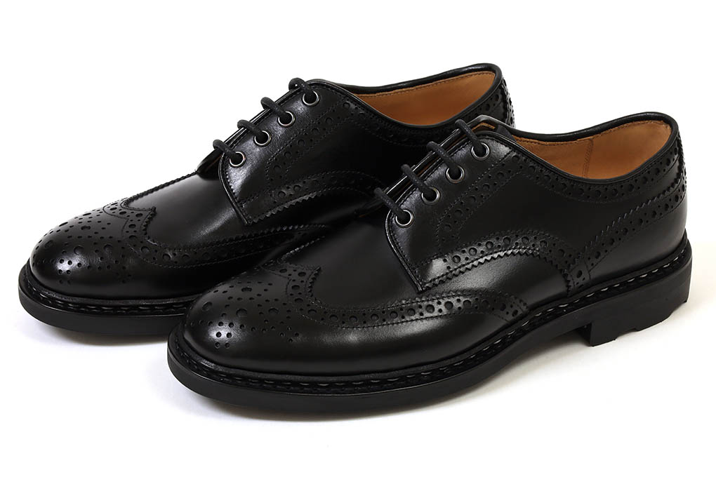 【楽天市場】42ND ロイヤルハイランド Vチップ ブラック 42ND ROYAL HIGHLAND Navy Collection CP2401F- 01 BLACK : CRISPIN（クリスピン）