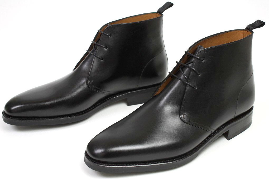 【楽天市場】クロケット＆ジョーンズ チャッカブーツ テットベリー ブラック ワックスカーフ （CROCKETTJONES TETBURY BLACK  WAX CALF） : CRISPIN（クリスピン）