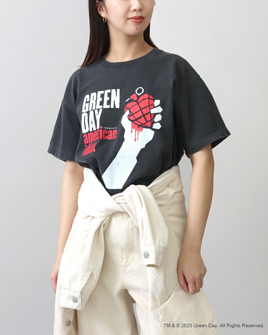 【1点10% 2点15%off】【SALE/10%off】GOOD ROCK SPEED グッドロックスピード レディース Tシャツ GREENDAY プリントTシャツ トップス 半袖 ロゴ プリント ヴィンテージ 25GR001W 25GR005W 正規品 25SSP20倍