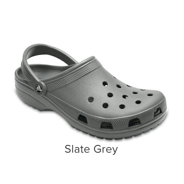 crocs men grey clogs