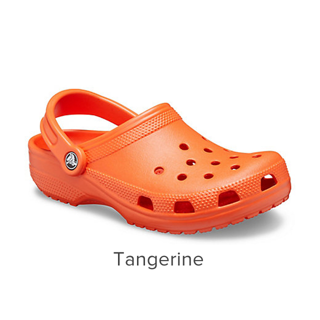 crocs tangerine