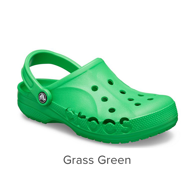 grass green women's crocs